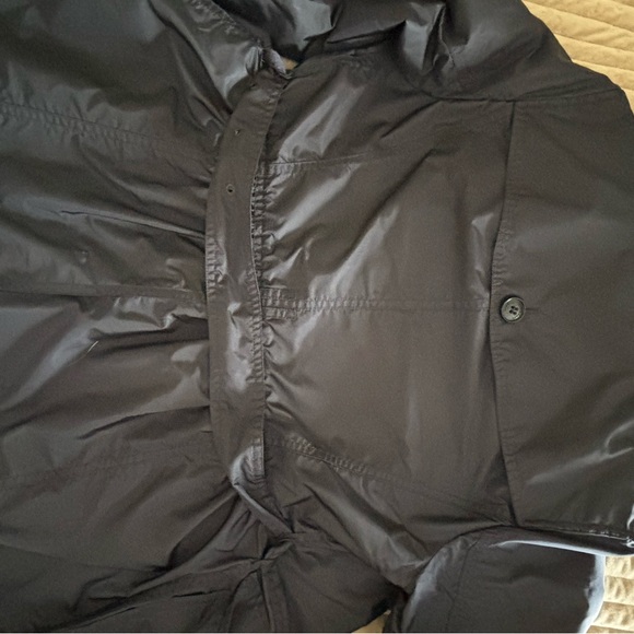 Burberry Brit Black and Beige Check Trench Coat - Picture 8 of 13